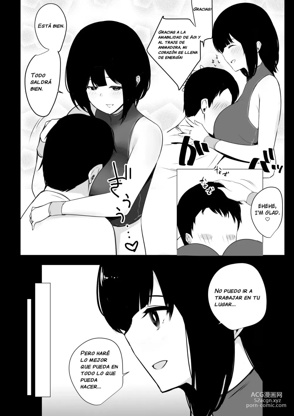 Page 7 of doujinshi Vi a una esposa de preparatoria de grandes pechos que solo deja que otro hombre la mime y abrace 5.