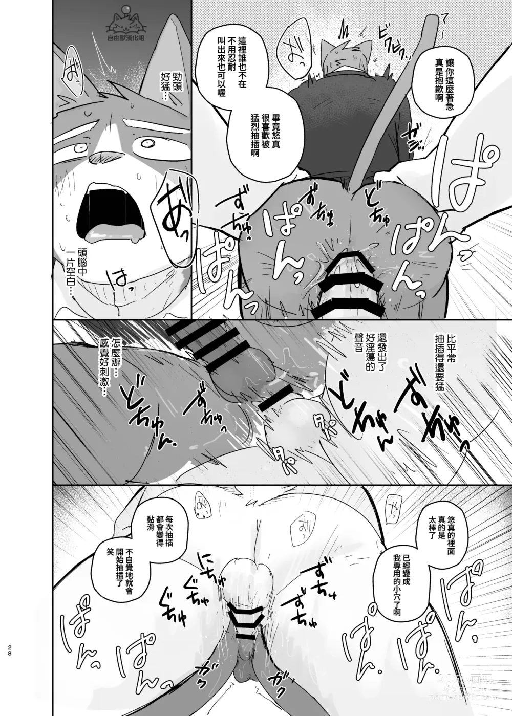 Page 27 of doujinshi 專屬你的幹勁開關2