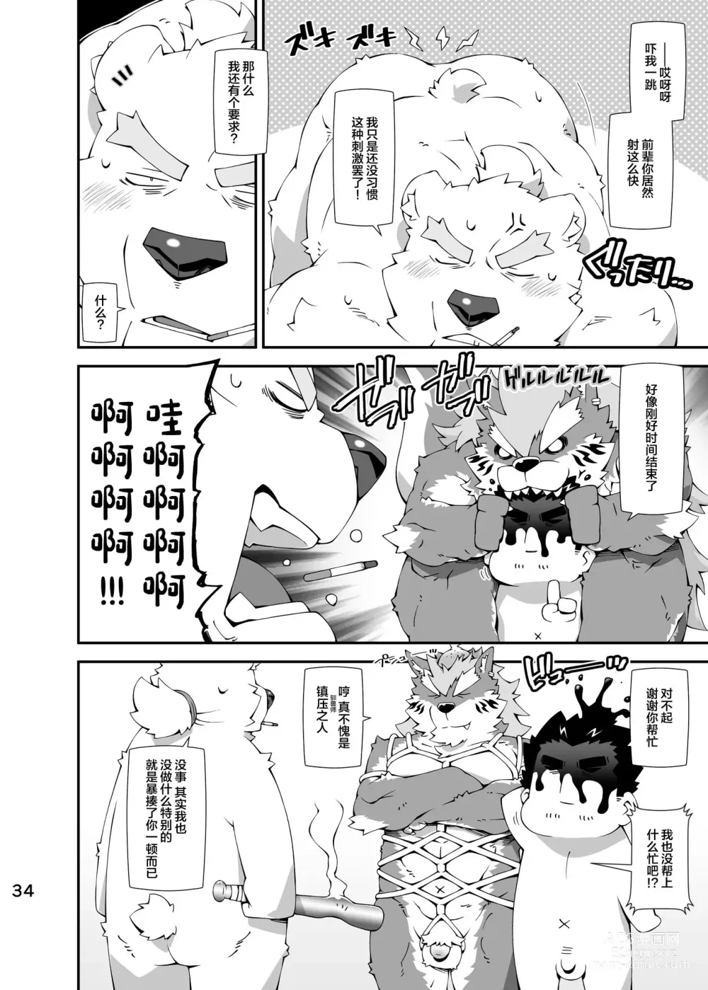 Page 33 of doujinshi Shirokuma to Fe