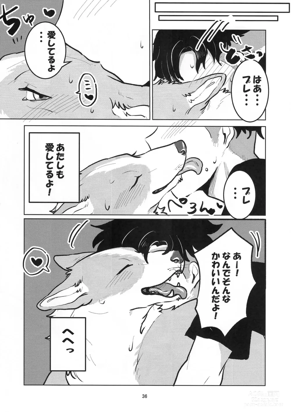 Page 36 of doujinshi Enchanted Bread / Cat No Shuukai Jo