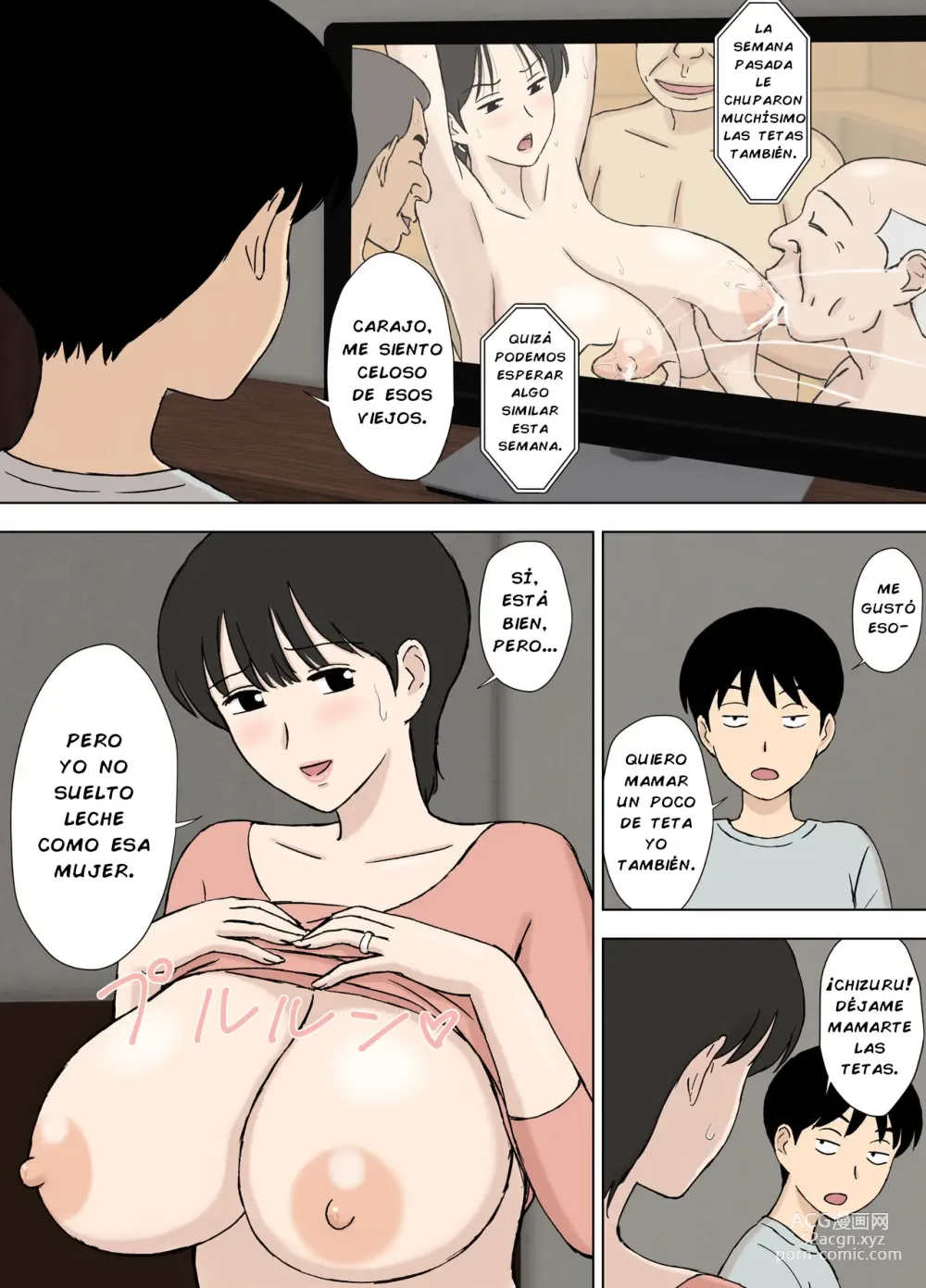 Page 13 of doujinshi Juujun Mama no Chizuru-san to Otto no Tsurego La Obediente Chizuru y su hijastro