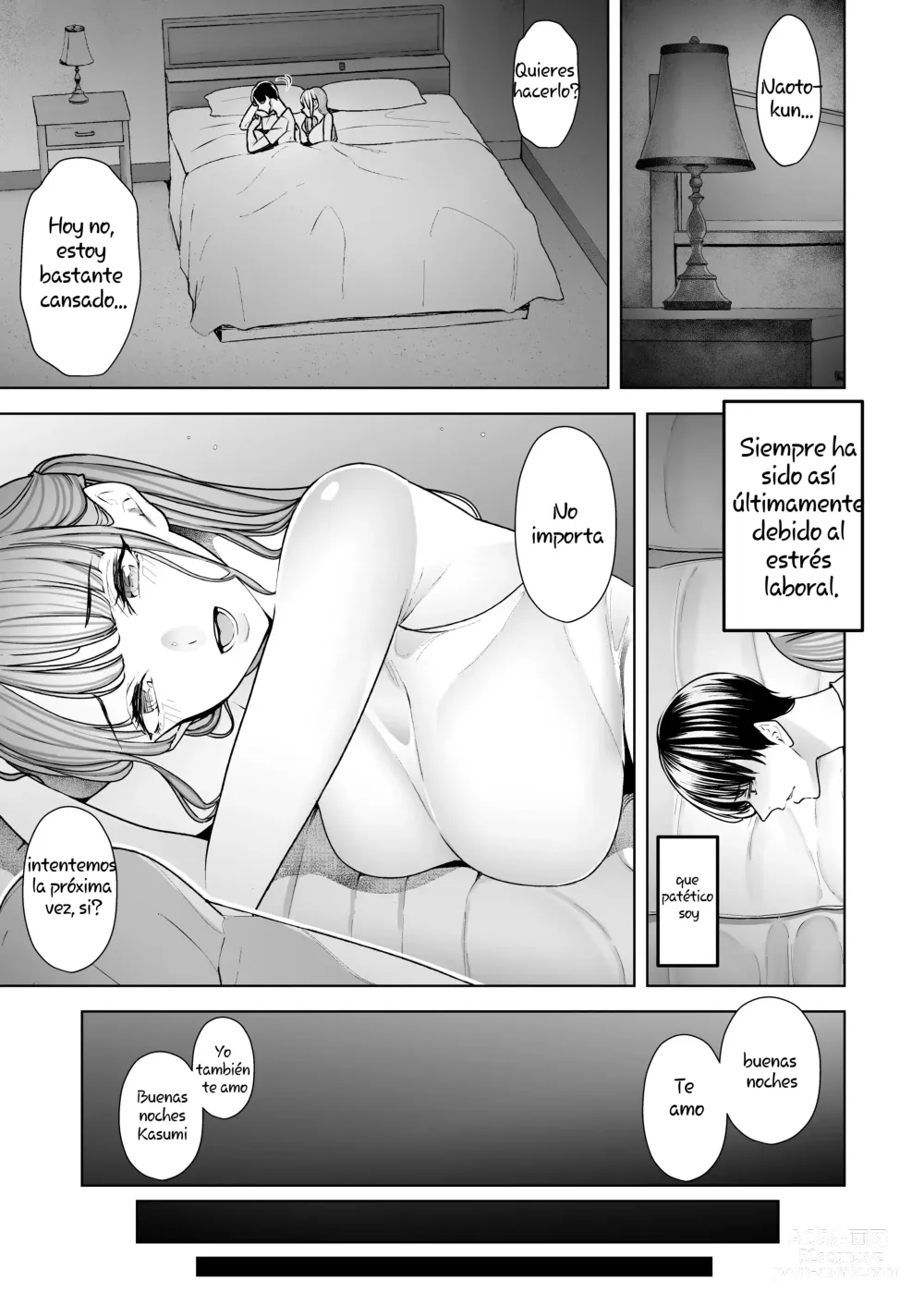 Page 4 of doujinshi Seguí viendo cómo me ponían los cuernos mi esposa y la hacían correrse una y otra vez. completa