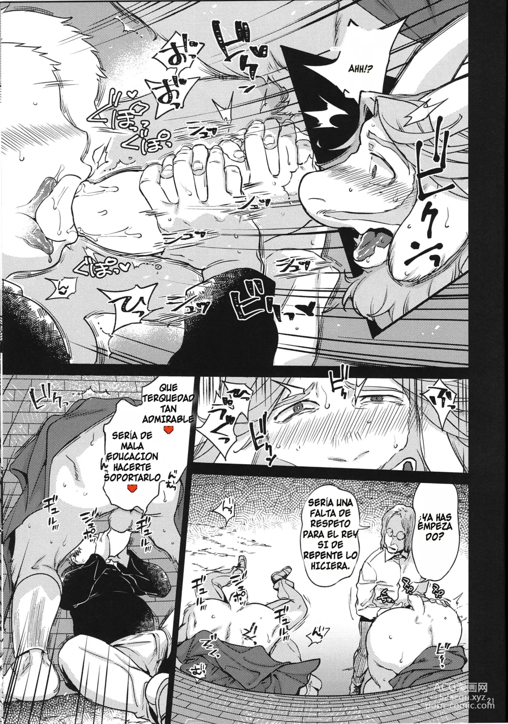 Page 20 of doujinshi Ouzoku no Kabeshiri
