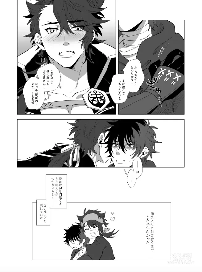 Page 15 of doujinshi Kiwameta Mutsunokami o shitsukeru hon