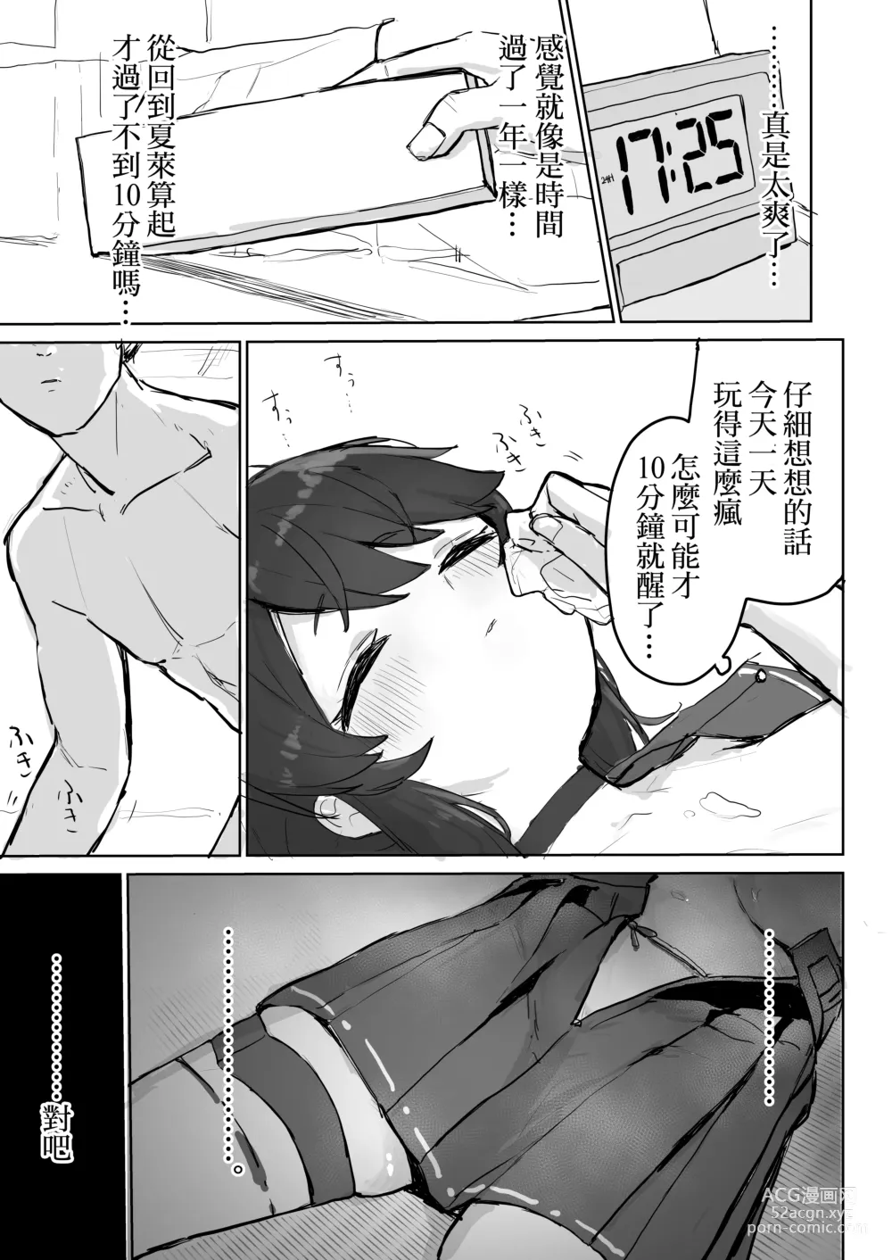 Page 22 of doujinshi 醒过来之前会停手的