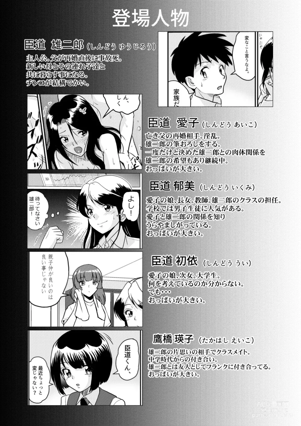 Page 2 of doujinshi Shin Kazoku 2 Ima wa Sensei nante Yobanaide...