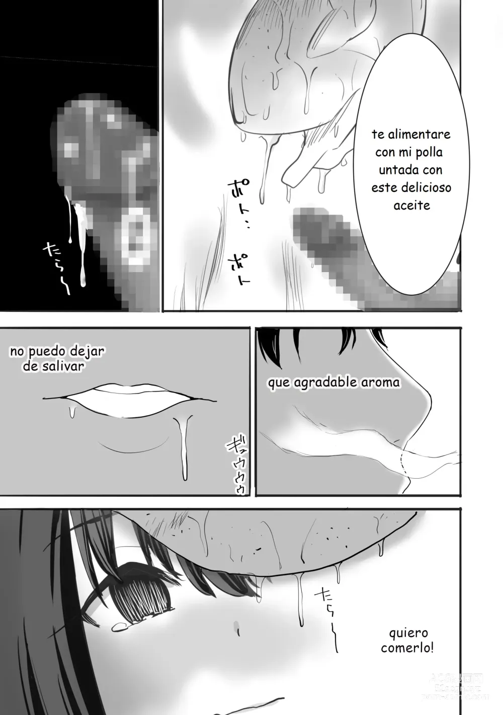 Page 14 of doujinshi Una chica con el uniforme mojada vive sola en una isla desierta con un profesor que la acosa sexualmente