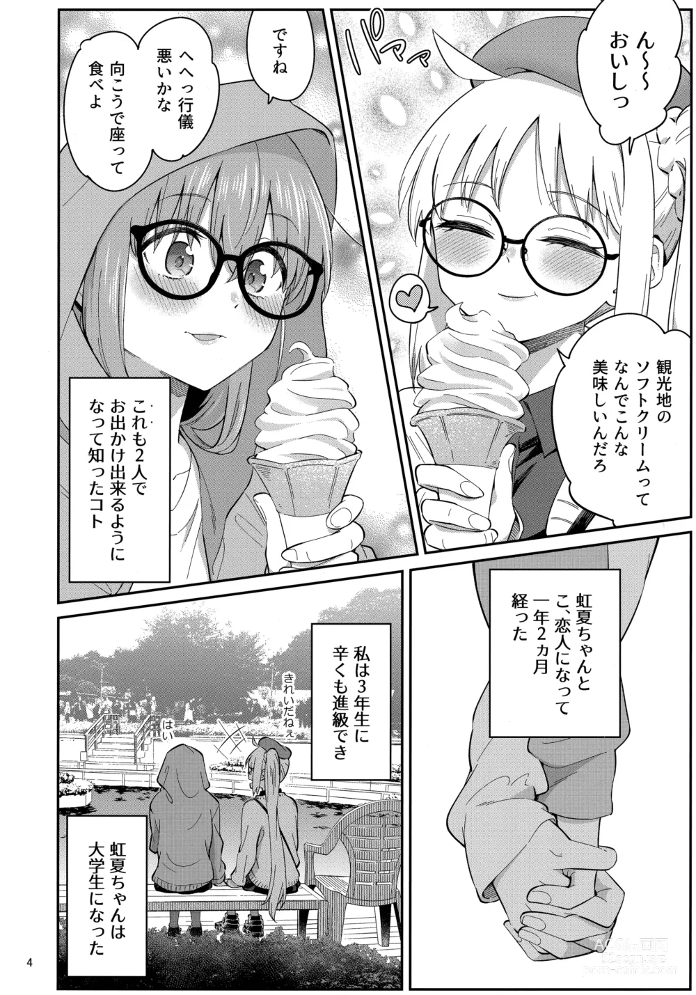Page 3 of doujinshi Netsu o Mazete Shin o Tokashite