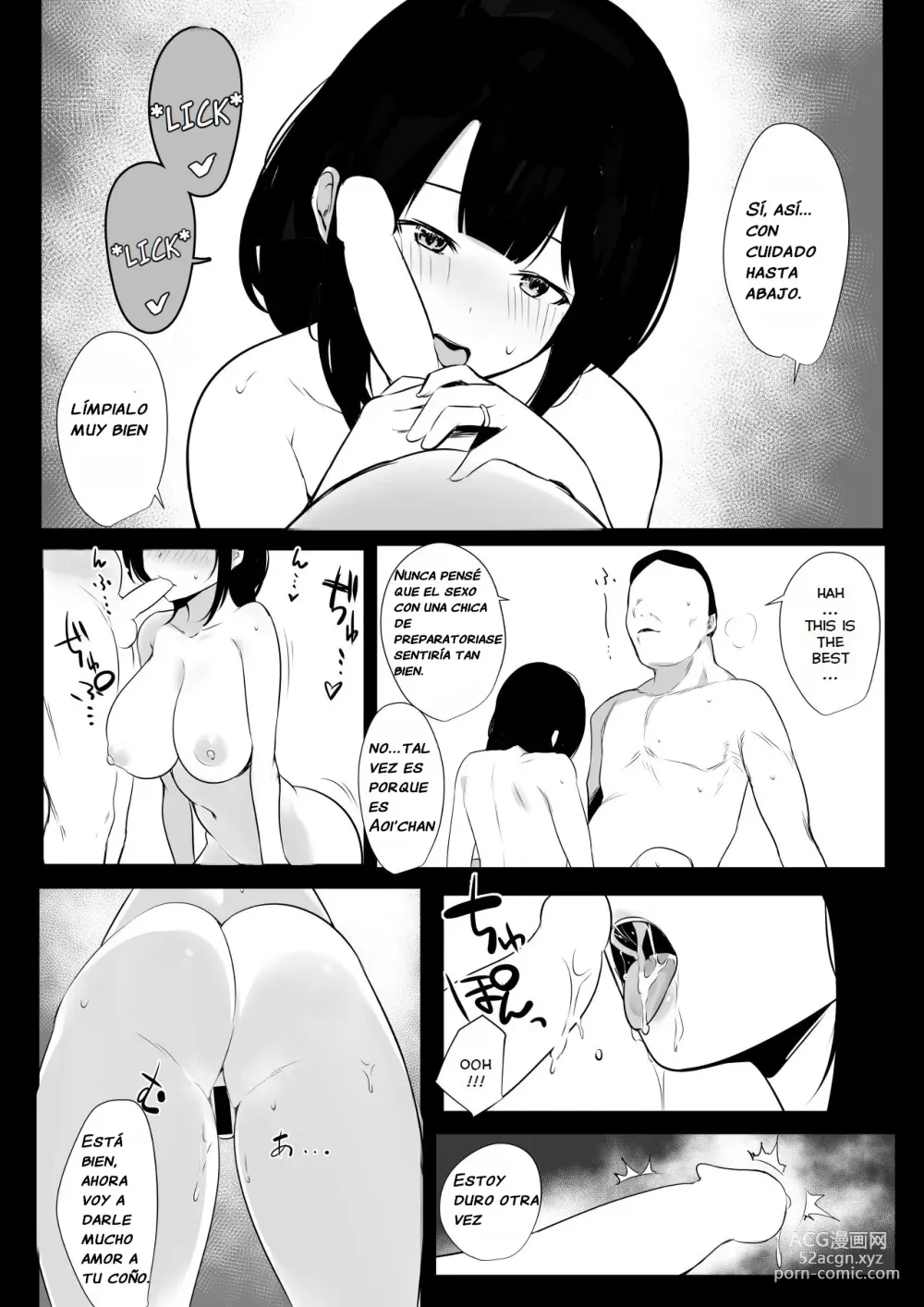 Page 28 of doujinshi Vi a una esposa de preparatoria de grandes pechos que solo deja que otro hombre la mime y abrace 4