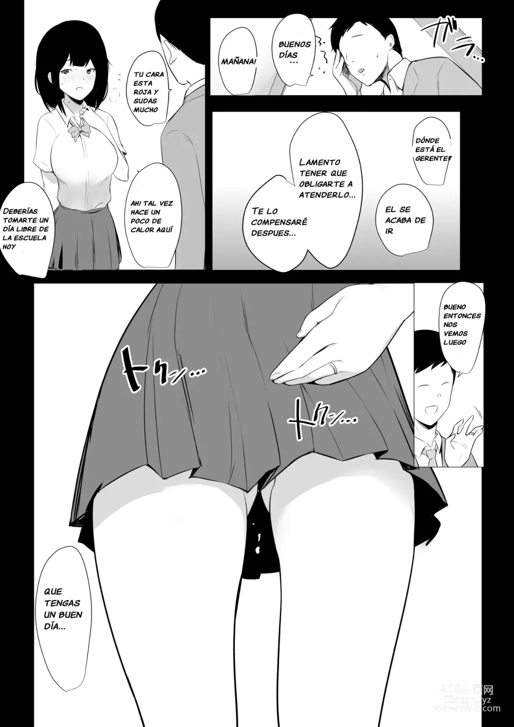 Page 39 of doujinshi Vi a una esposa de preparatoria de grandes pechos que solo deja que otro hombre la mime y abrace 4