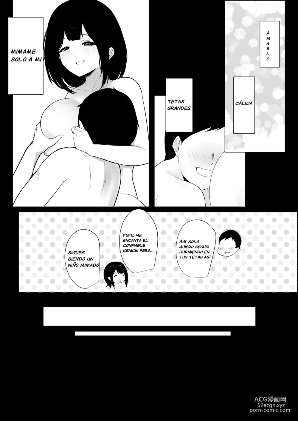 Page 7 of doujinshi Vi a una esposa de preparatoria de grandes pechos que solo deja que otro hombre la mime y abrace 4