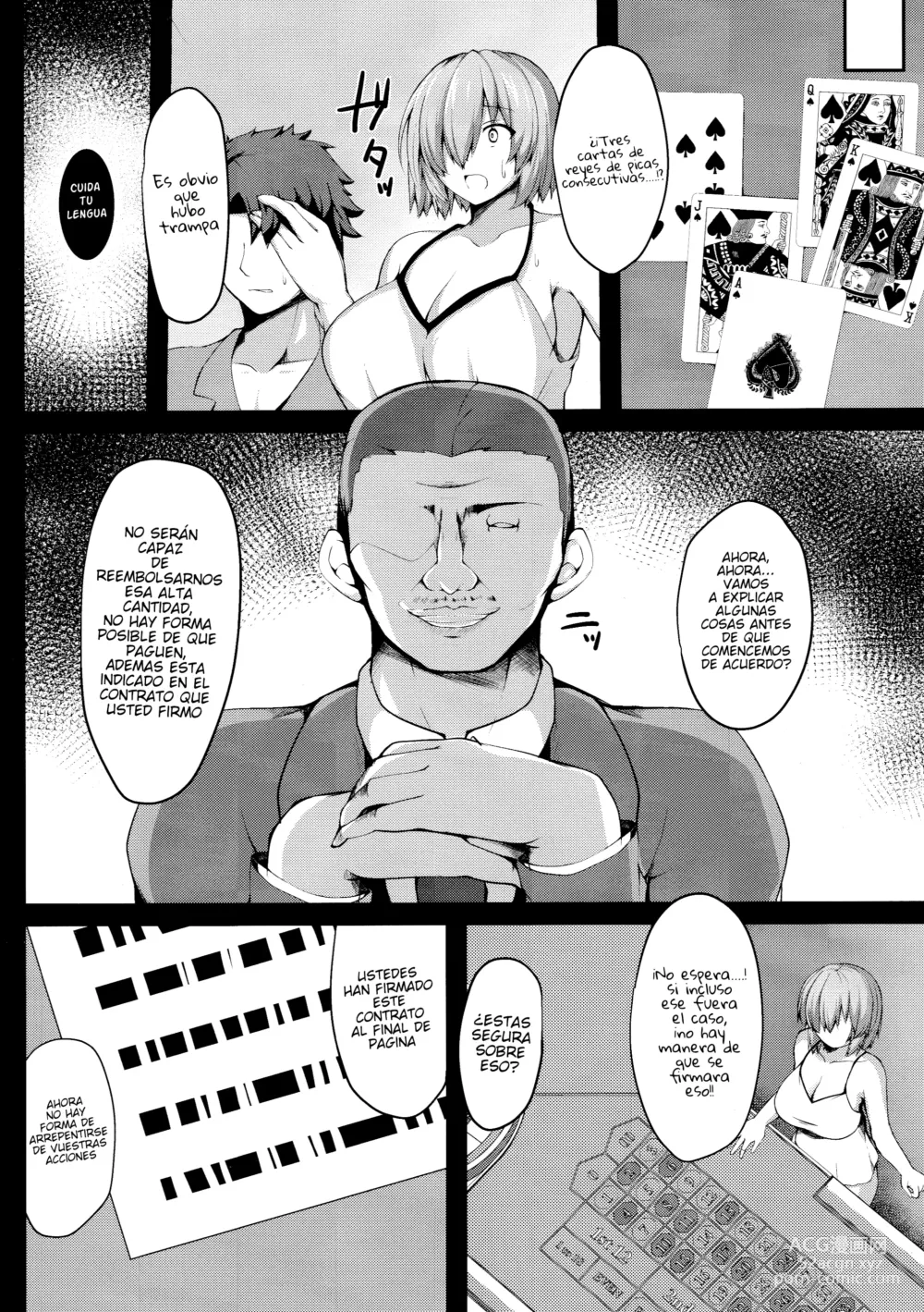 Page 3 of doujinshi Sexo en el casino con mash para pagar su deuda