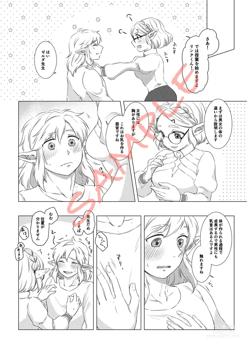 Page 9 of doujinshi 2/ 11 Shinkan `oshiete! Zeruda sensei sanpuru
