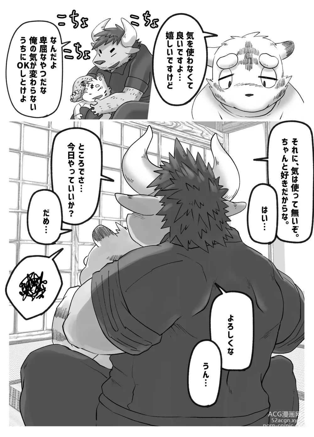 Page 17 of doujinshi Muscular Bull Teacher & Chubby Tiger Student 3