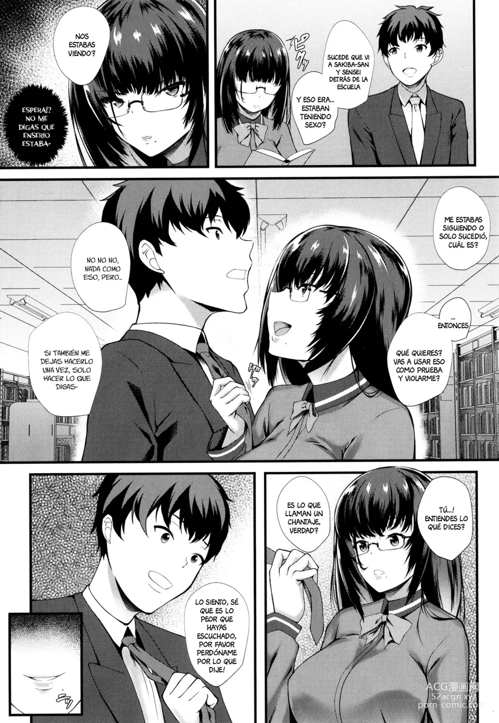 Page 4 of manga A Student with Mental Retardation