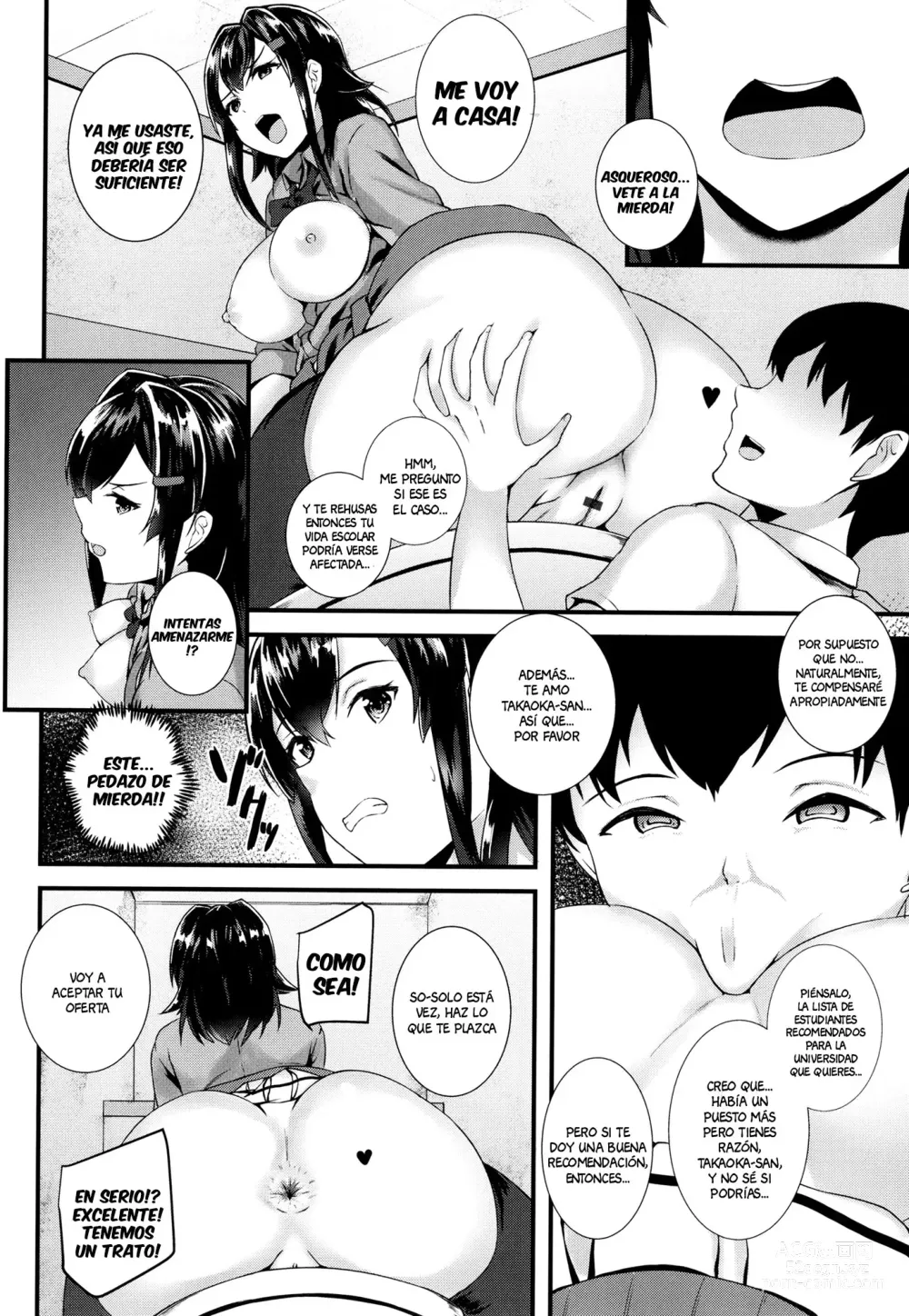 Page 16 of manga The class president student is a prostitute