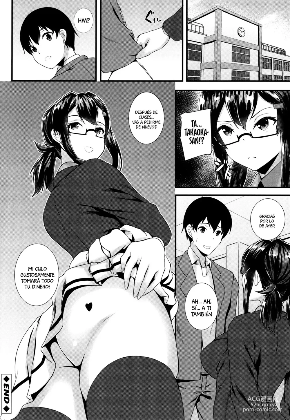 Page 24 of manga The class president student is a prostitute