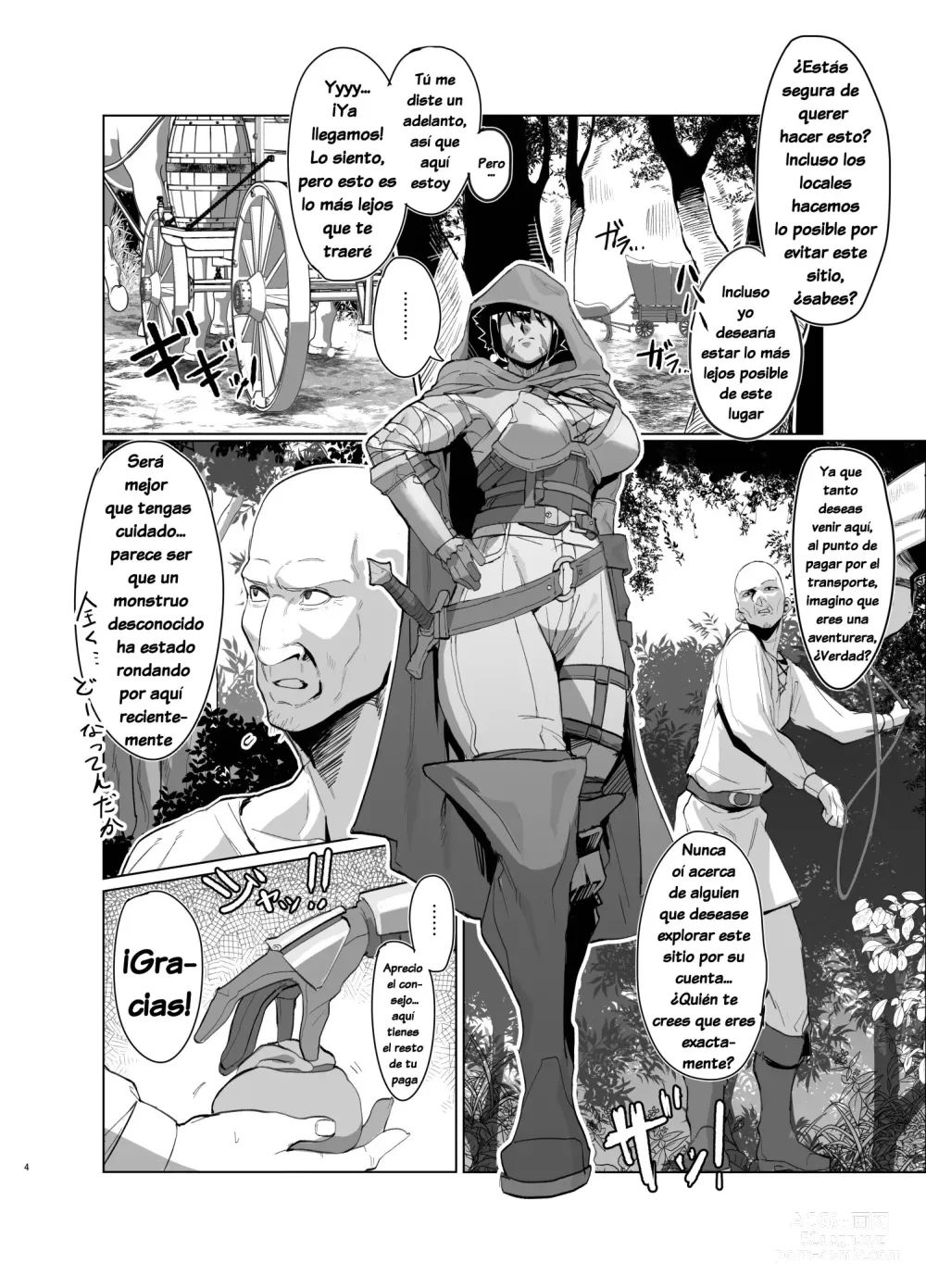 Page 3 of doujinshi Una Mujer Guerrera en Problemas