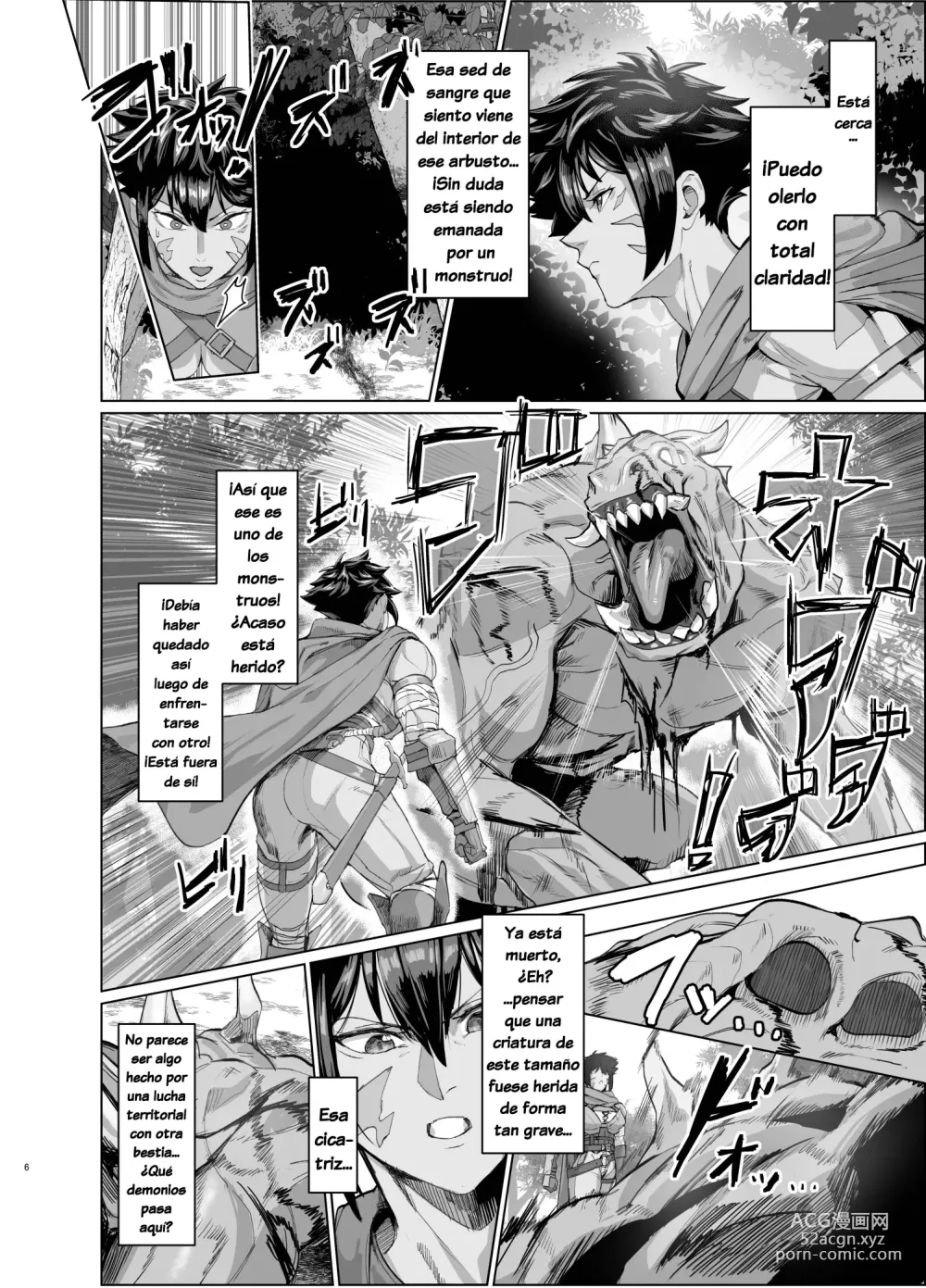 Page 5 of doujinshi Una Mujer Guerrera en Problemas