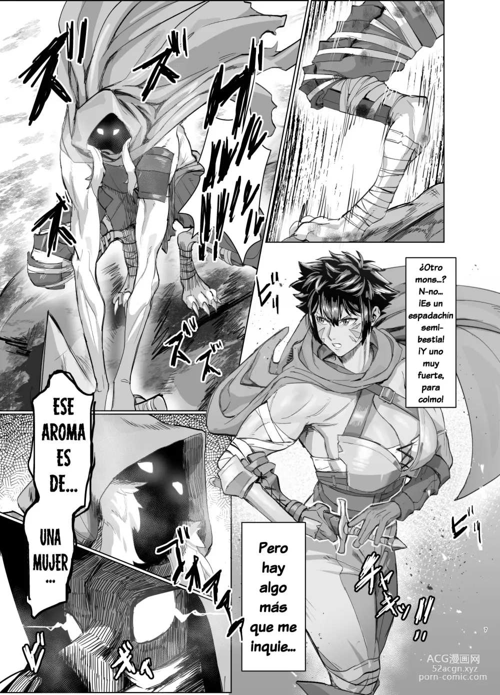 Page 6 of doujinshi Una Mujer Guerrera en Problemas