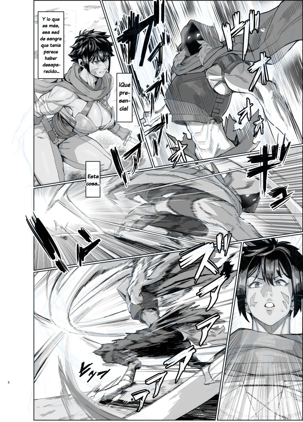 Page 7 of doujinshi Una Mujer Guerrera en Problemas