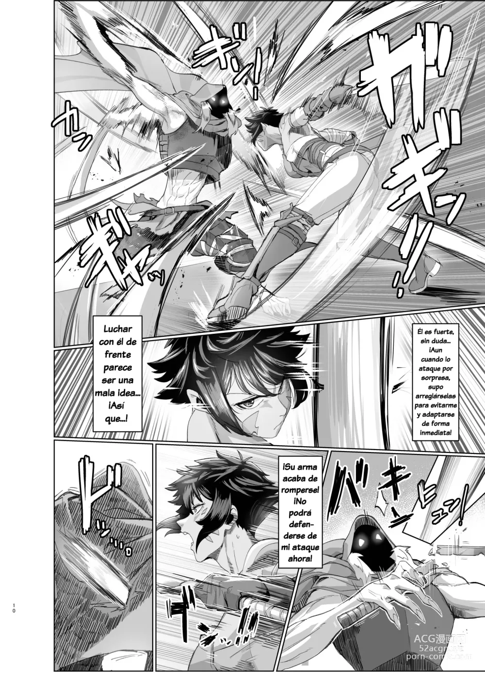Page 9 of doujinshi Una Mujer Guerrera en Problemas