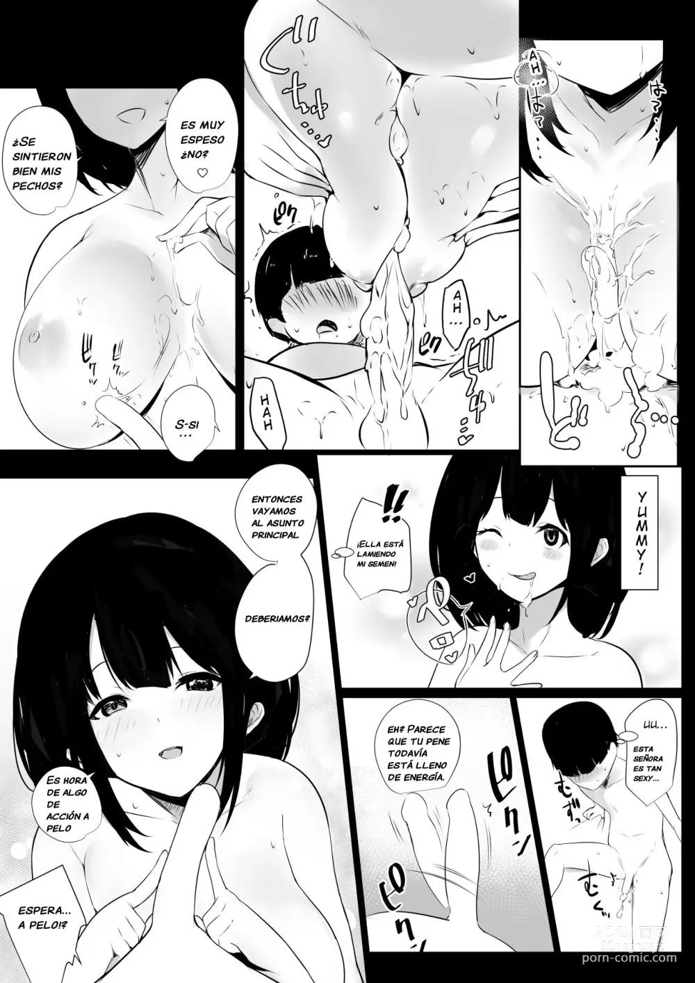 Page 18 of doujinshi Vi a una esposa de preparatoria de grandes pechos que solo deja que otro hombre la mime y abrace 3.