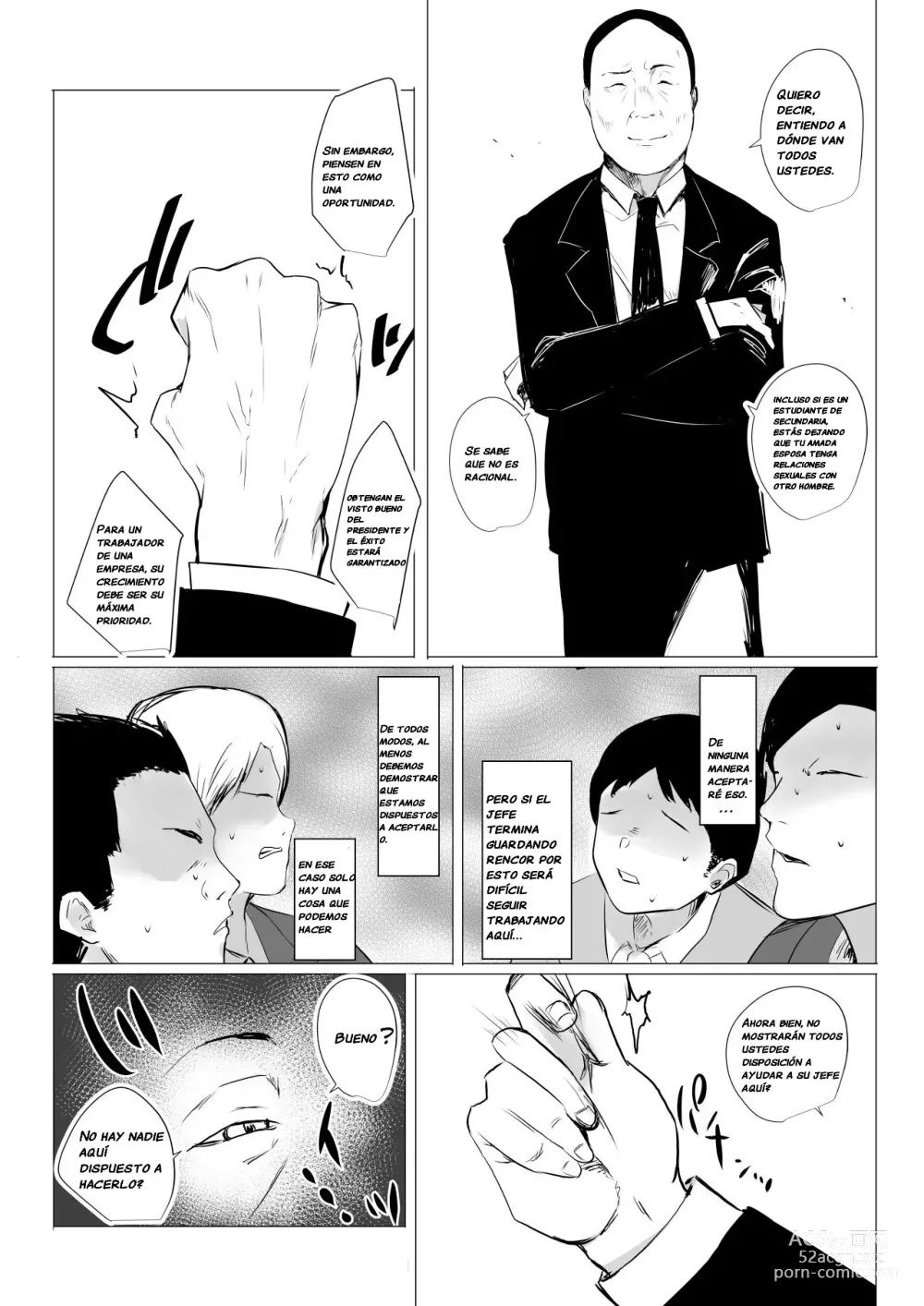 Page 5 of doujinshi Vi a una esposa de preparatoria de grandes pechos que solo deja que otro hombre la mime y abrace 3.