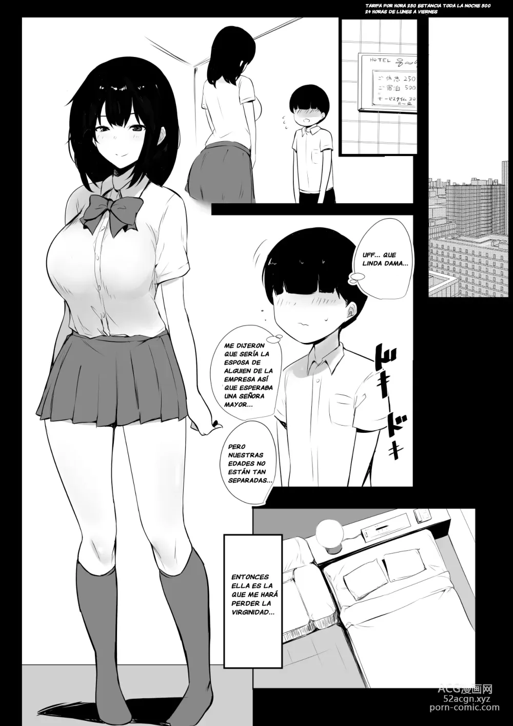 Page 9 of doujinshi Vi a una esposa de preparatoria de grandes pechos que solo deja que otro hombre la mime y abrace 3.