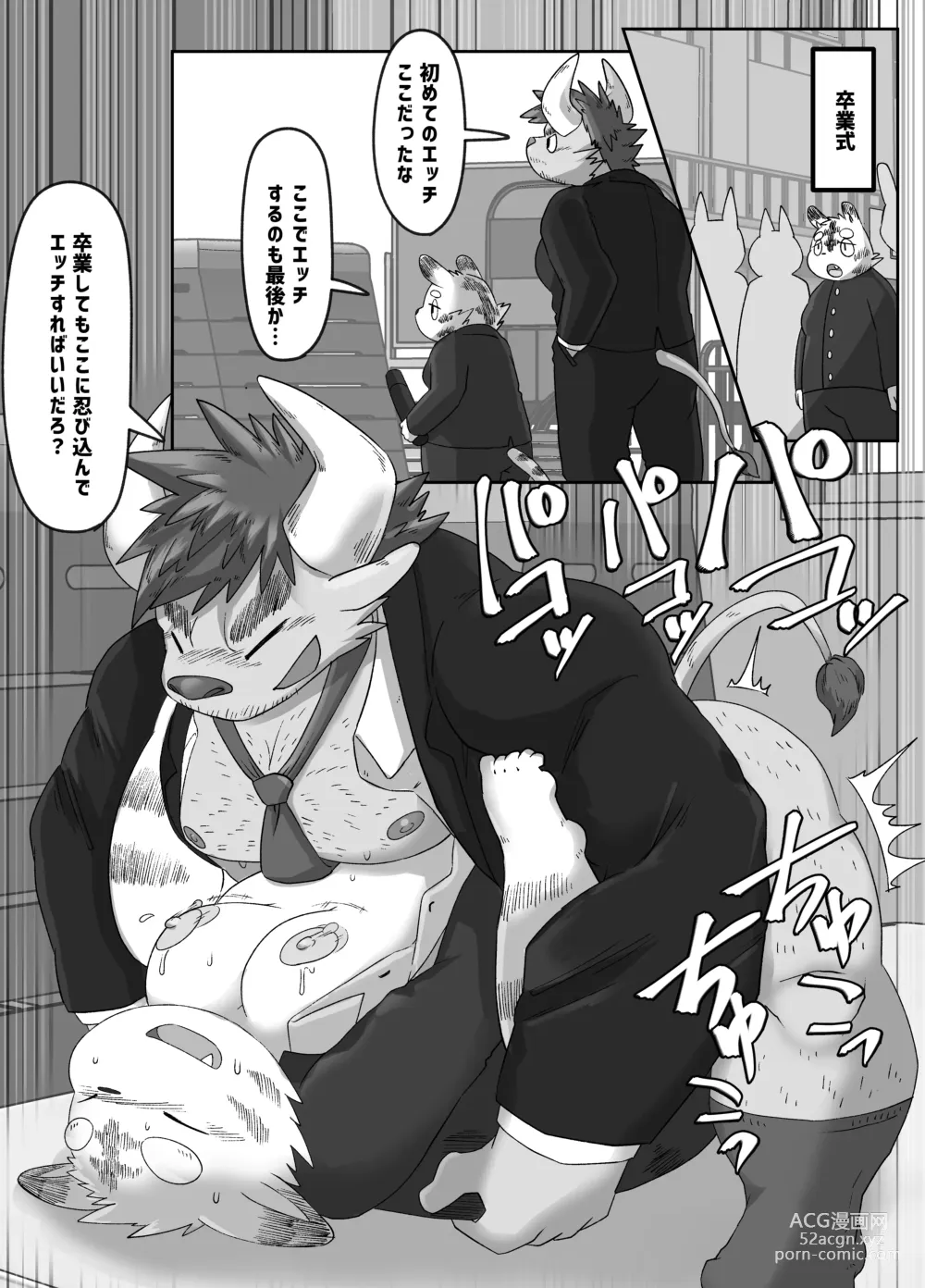 Page 19 of doujinshi Muscular Bull Teacher & Chubby Tiger Student 5