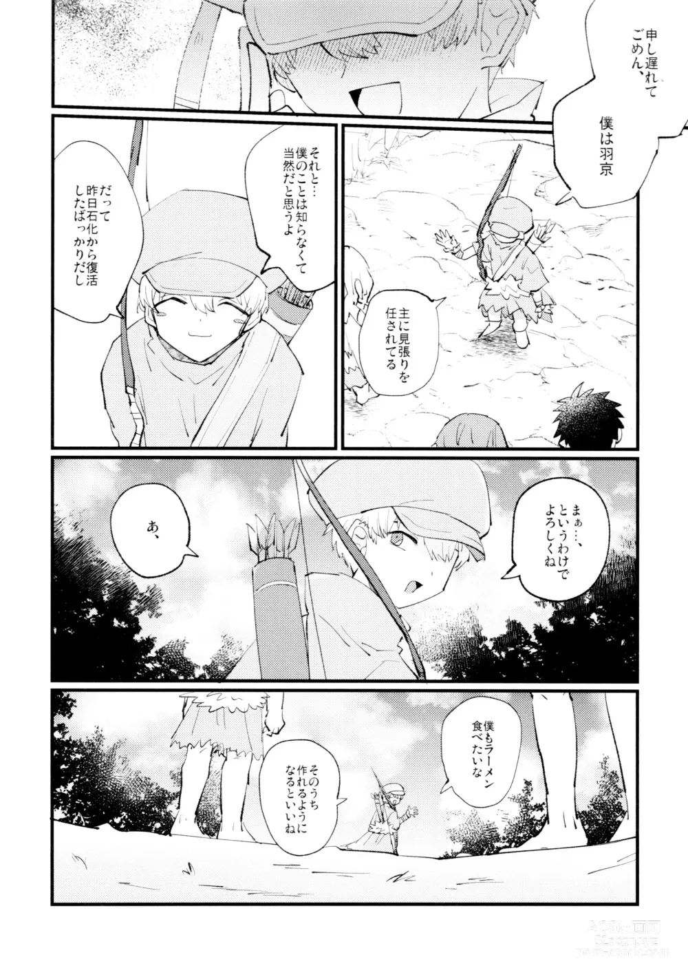 Page 9 of doujinshi Yasashii Kawaii Ore no Tenshi Ukyo-san