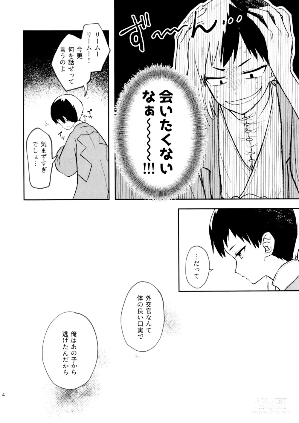 Page 4 of doujinshi Banana wa Osake de Sounyuurimasu ka?