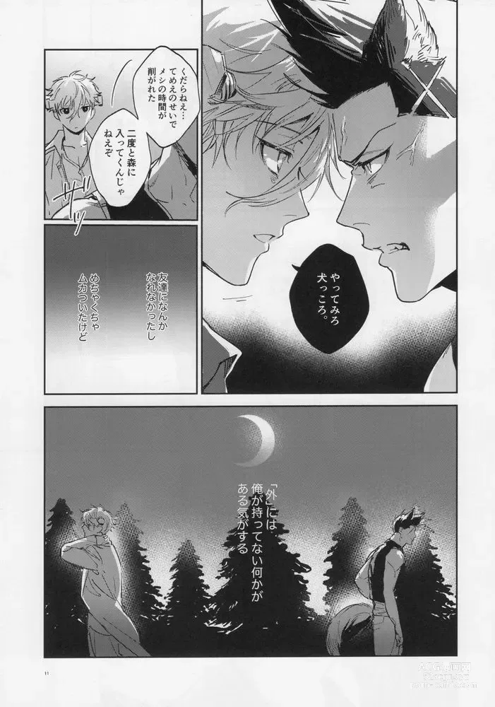 Page 10 of doujinshi lazy Monster and lone Wolf