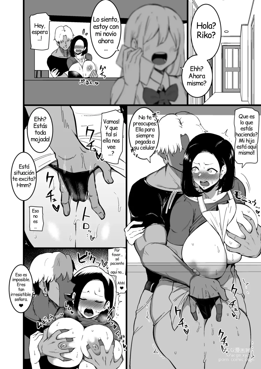 Page 21 of doujinshi Una madre que se enamora del novio de su hija 2