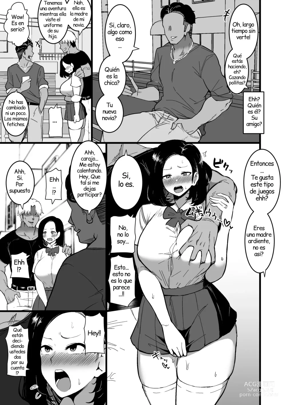 Page 26 of doujinshi Una madre que se enamora del novio de su hija 2