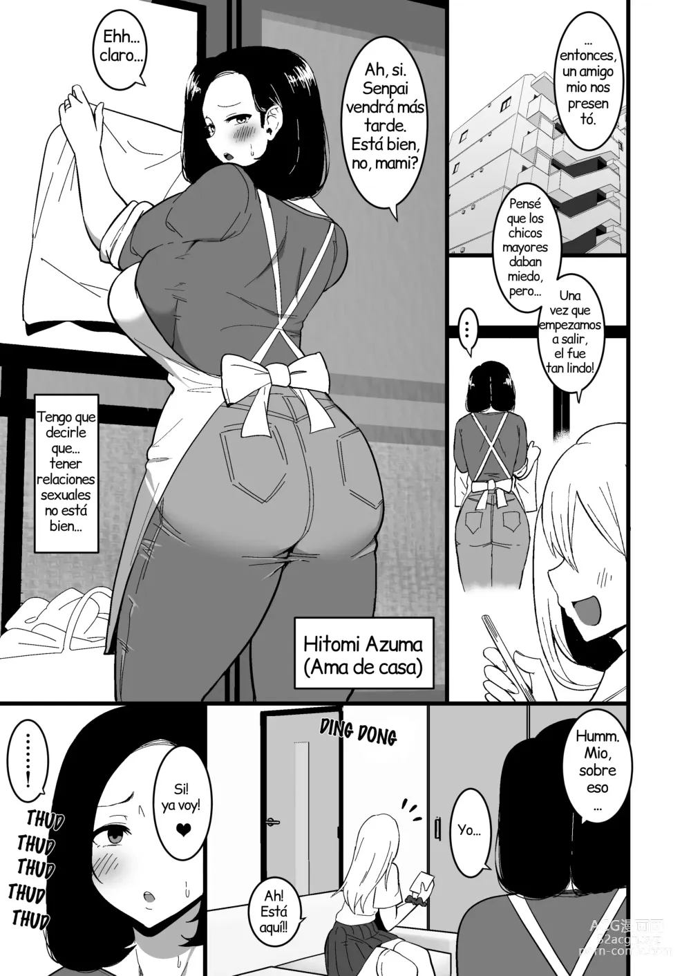 Page 5 of doujinshi Una madre que se enamora del novio de su hija 2