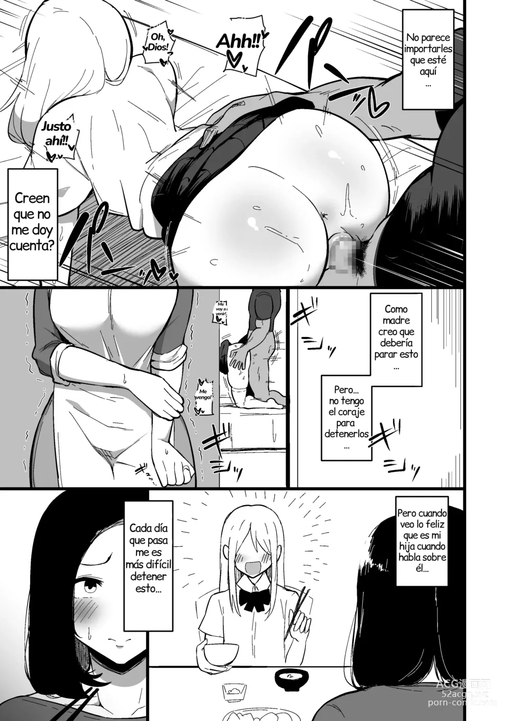 Page 7 of doujinshi Una madre que se enamora del novio de su hija 2