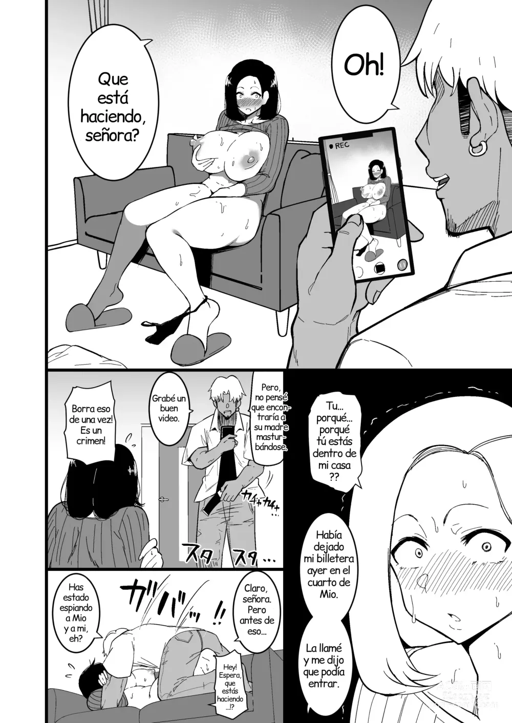Page 10 of doujinshi Una madre que se enamora del novio de su hija 2