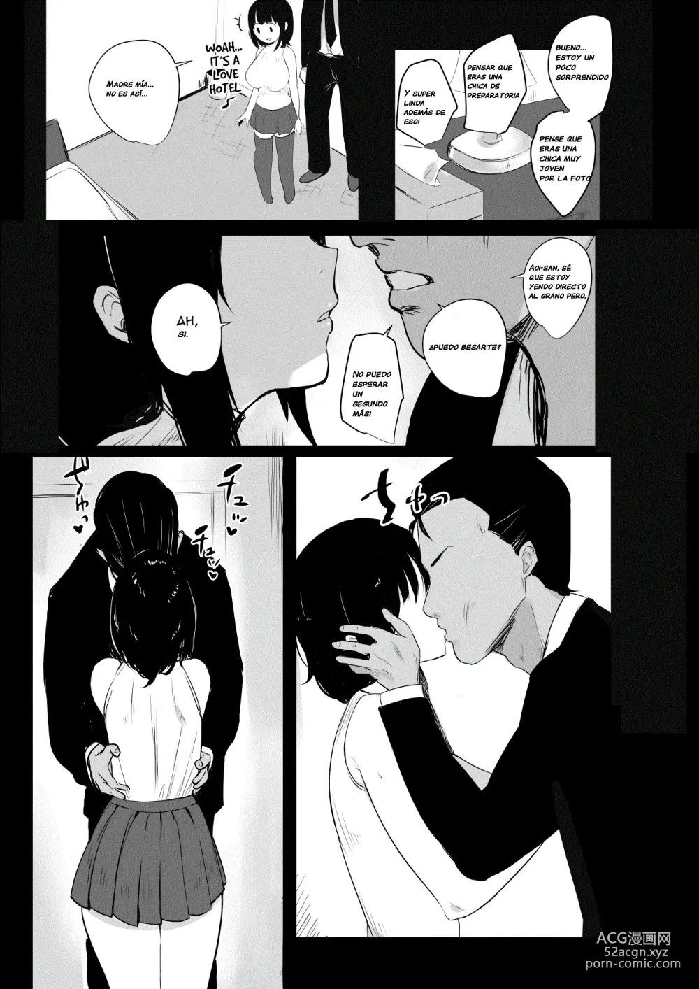 Page 16 of doujinshi Vi a una esposa de preparatoria de grandes pechos que solo deja que otro hombre la mime y abrace.
