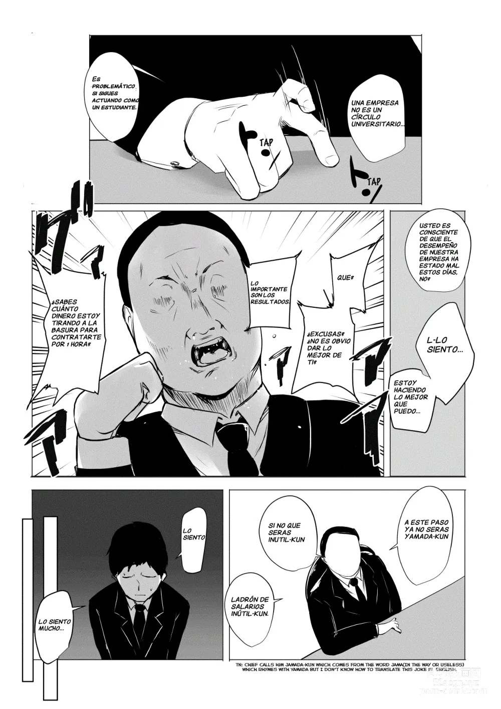 Page 4 of doujinshi Vi a una esposa de preparatoria de grandes pechos que solo deja que otro hombre la mime y abrace.