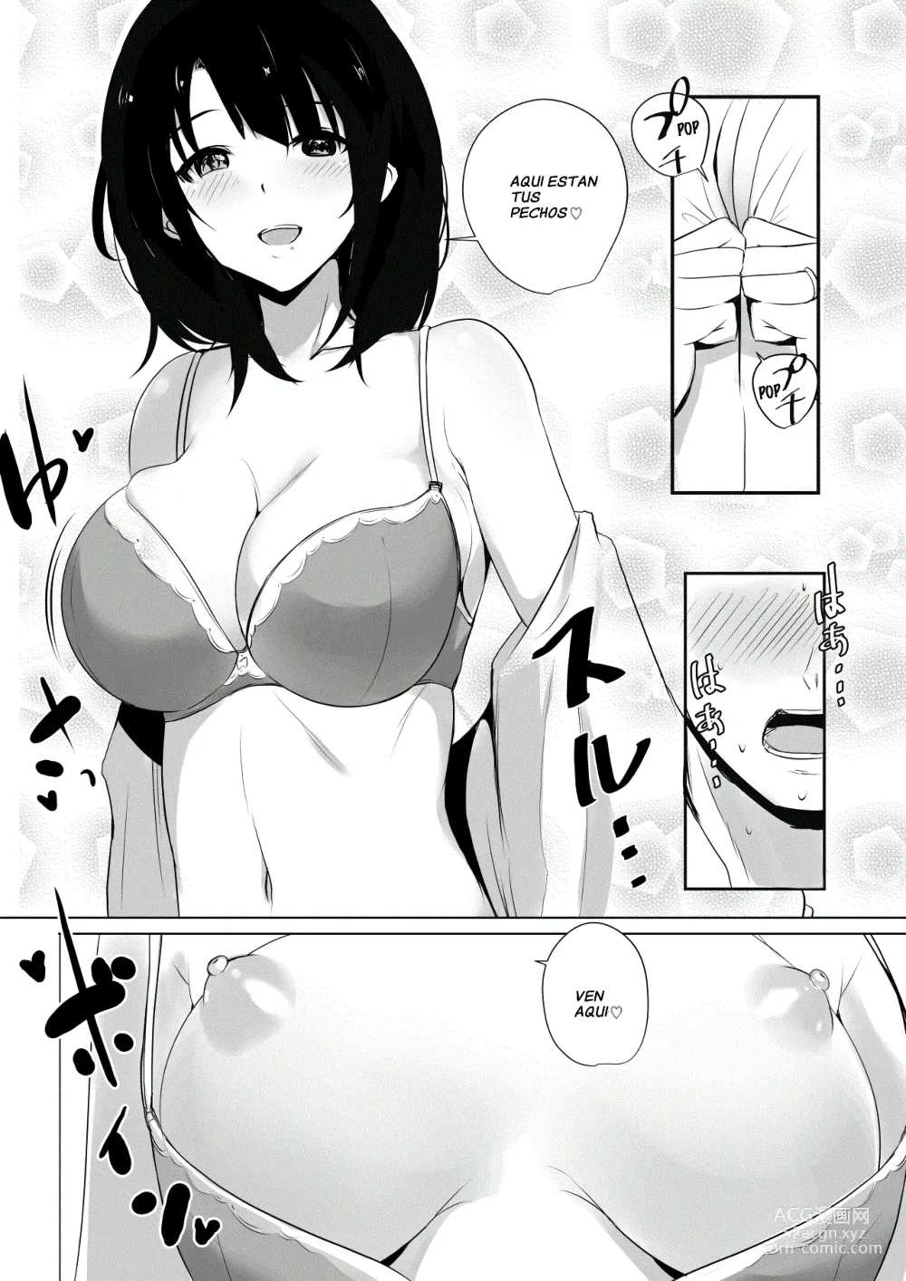 Page 6 of doujinshi Vi a una esposa de preparatoria de grandes pechos que solo deja que otro hombre la mime y abrace.