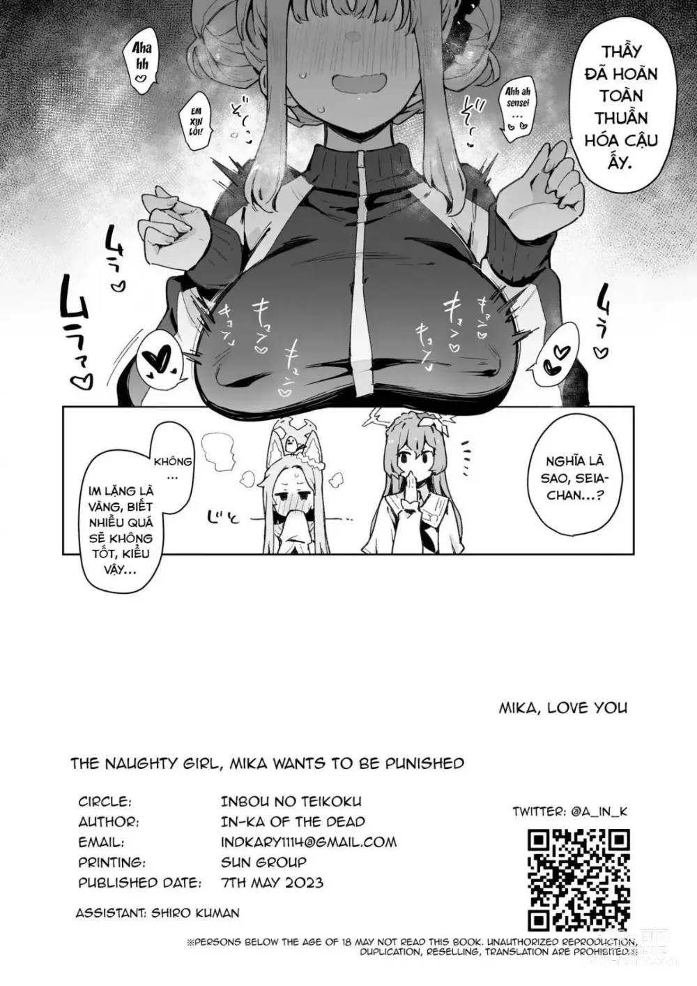 Page 25 of doujinshi Mika muốn bị đạo tàn bụ