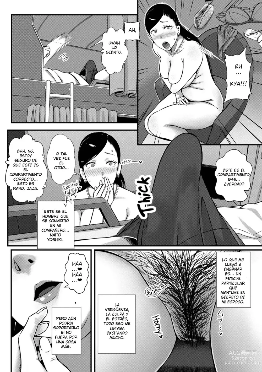 Page 4 of manga Only My Wife Should Be In This Compartment