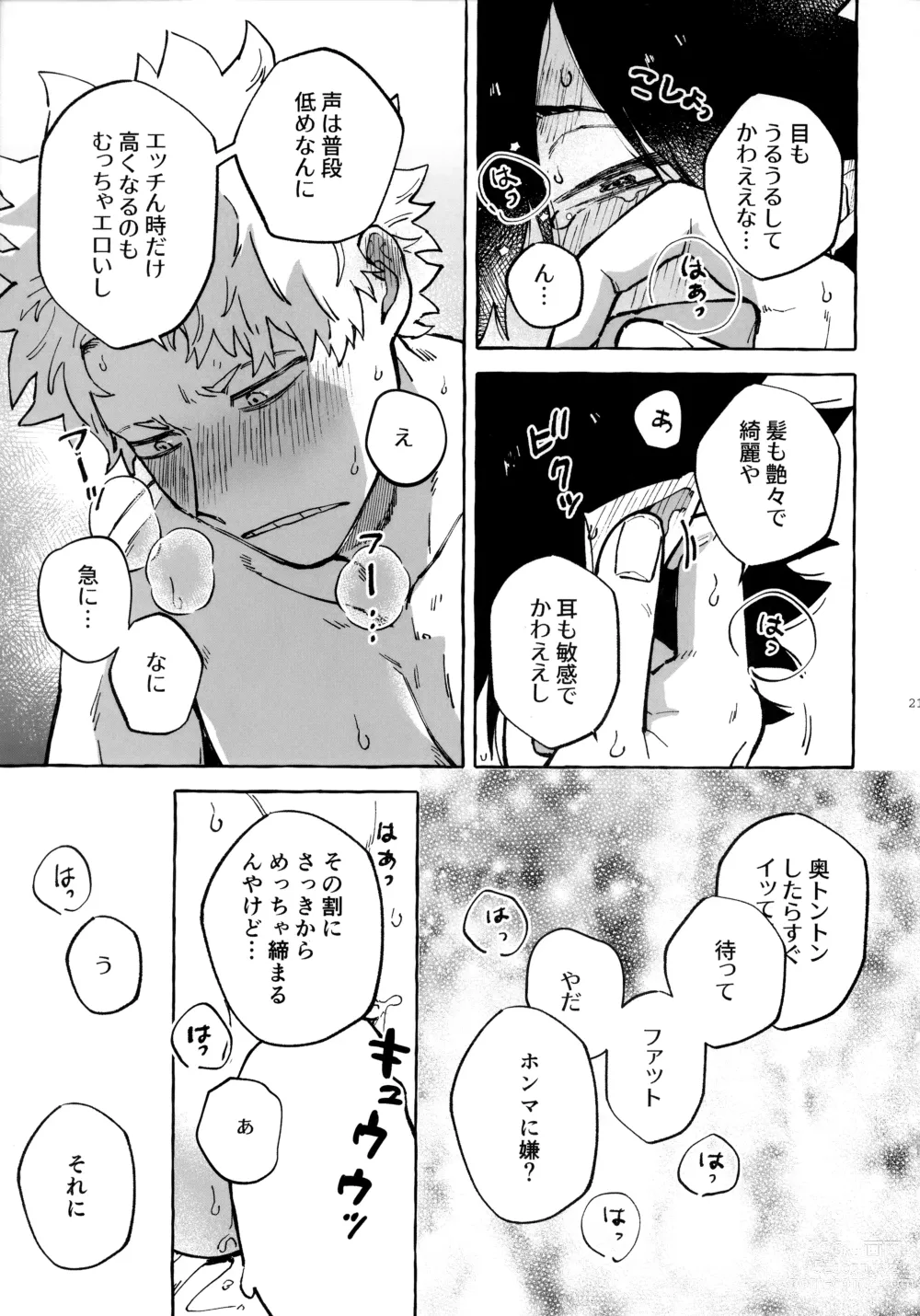 Page 20 of doujinshi Hanashi wa  Sorekara da!