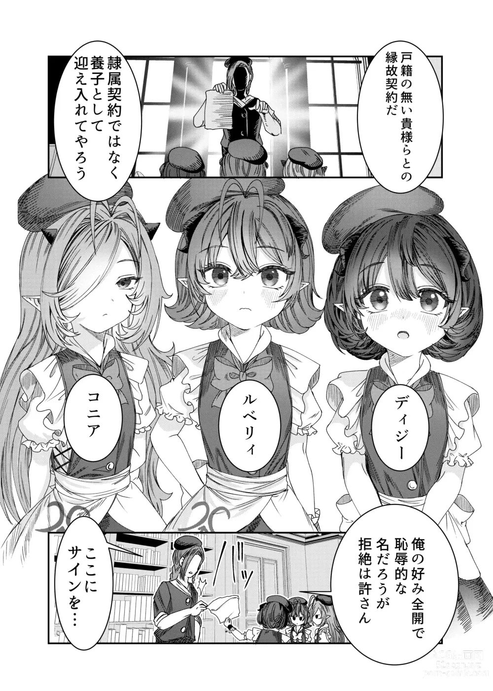 Page 21 of doujinshi Dorei o Choukyou shite Harem Tsukuru ~Sodateta Dorei-tachi to Junai Harem H suru made no Hanashi~ Manga Ban