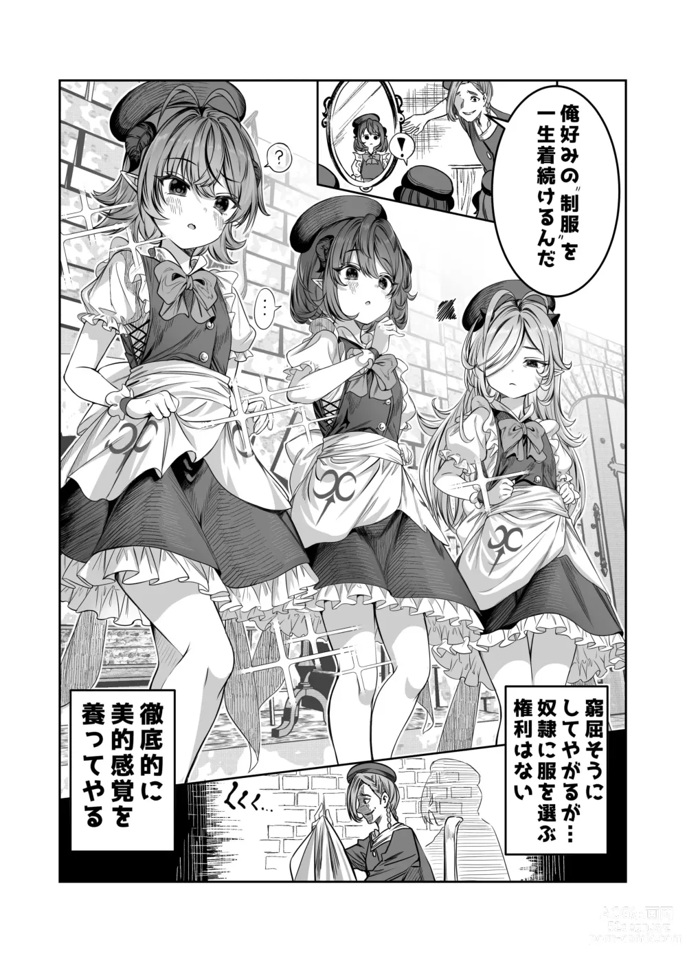 Page 9 of doujinshi Dorei o Choukyou shite Harem Tsukuru ~Sodateta Dorei-tachi to Junai Harem H suru made no Hanashi~ Manga Ban