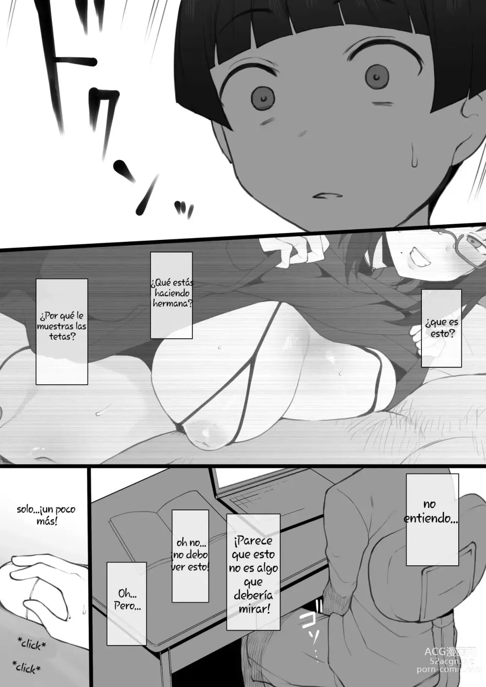 Page 8 of doujinshi Daisuki na Onee-chan ni Karita PersoCom no Naka ni...