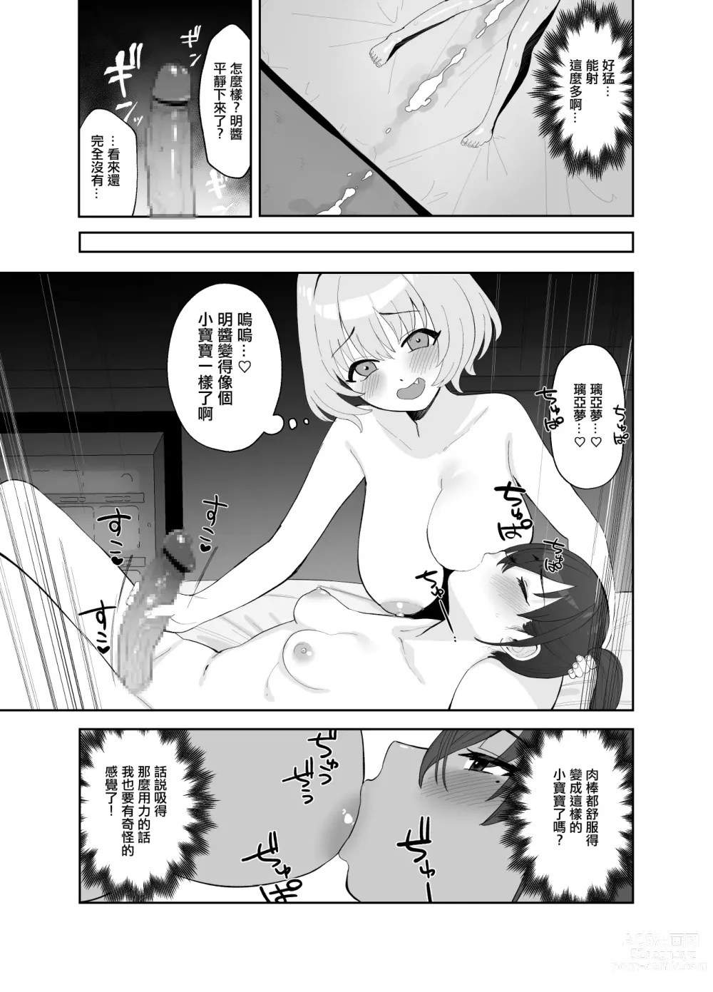 Page 8 of doujinshi 明長出了肉棒與璃亞夢做愛的漫畫