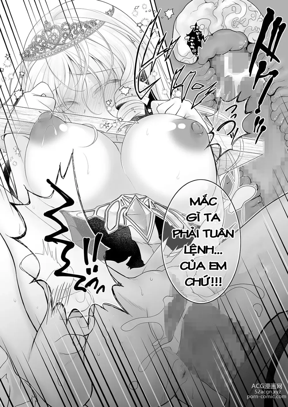 Page 13 of doujinshi Isekai Rinkan 2 ~Tại sao một hiệp sĩ công chúa cao quý lại không chịu nổi một con cặc man rợ!~