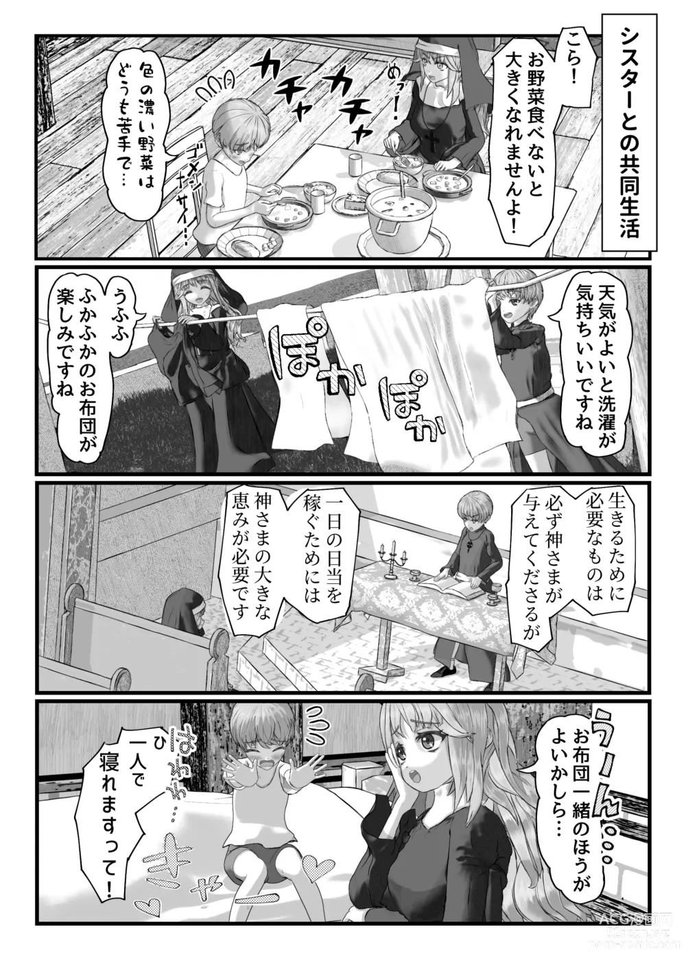 Page 9 of doujinshi Fu Honidesuga Osewa ni Natteiru Shisutā o Pantsu no ue kara ijirimasu